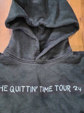 One Of These Days Zach Bryan Quittin' Time Tour 2024 Hoodie Sweatshirt